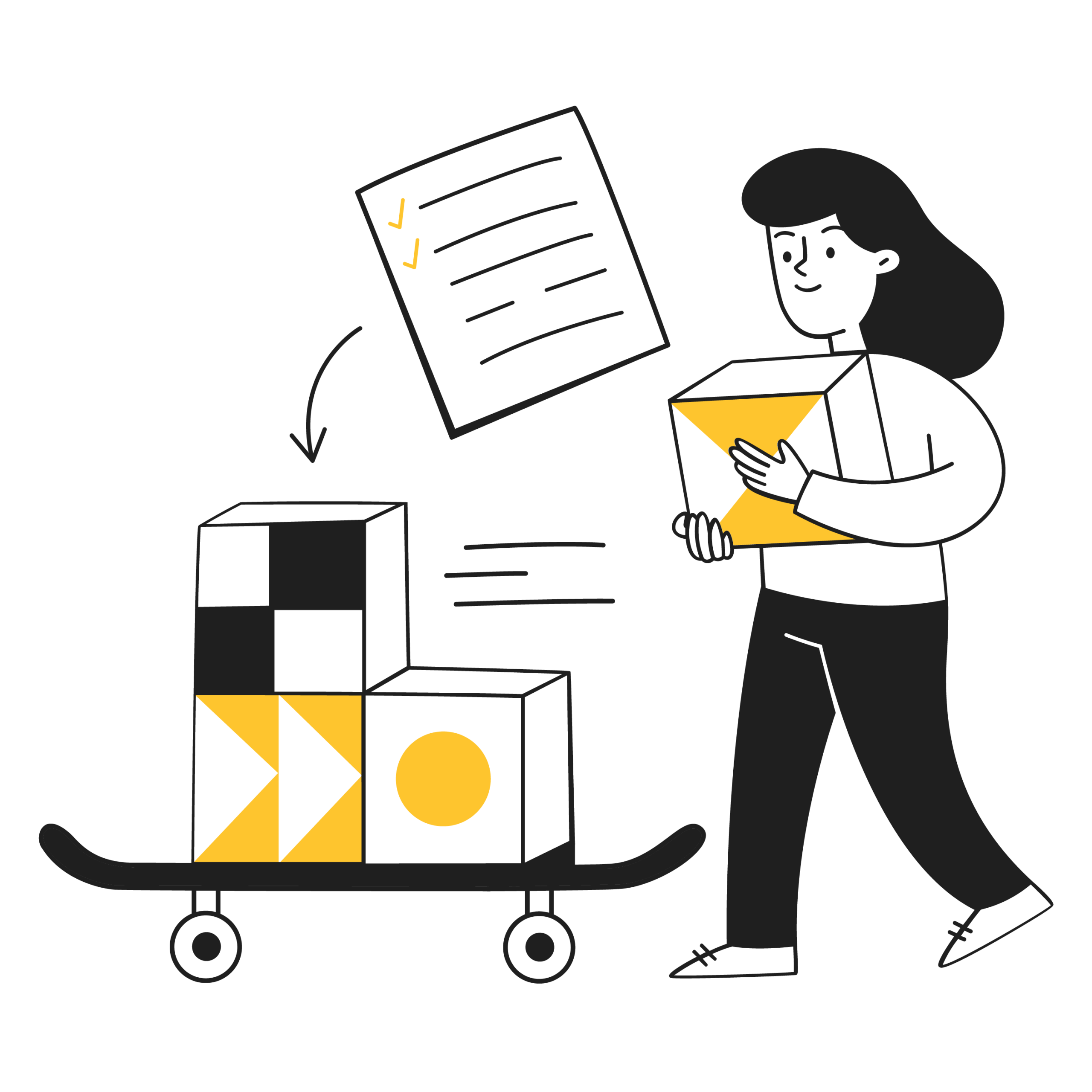 lasso illustrations inventorymanagement