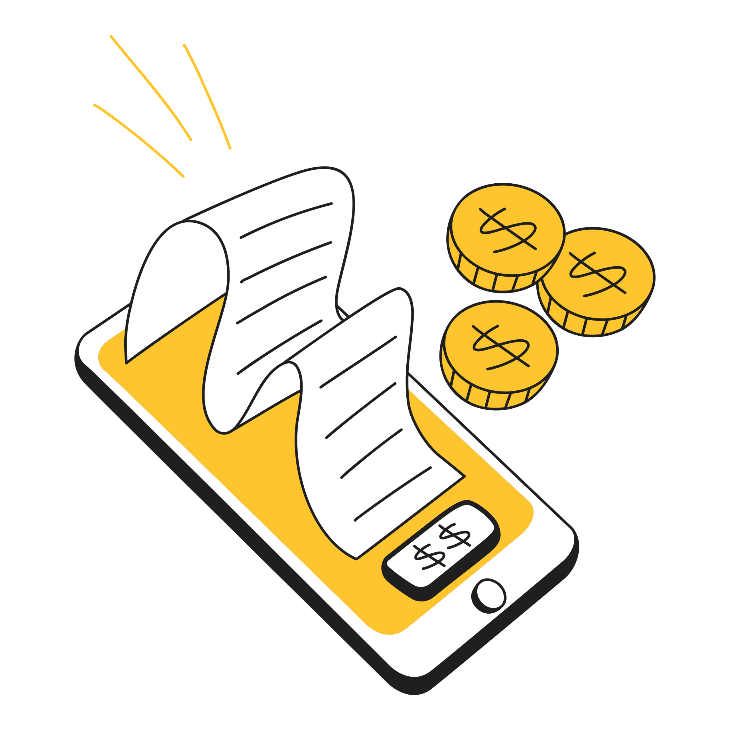 lasso illustrations invoices