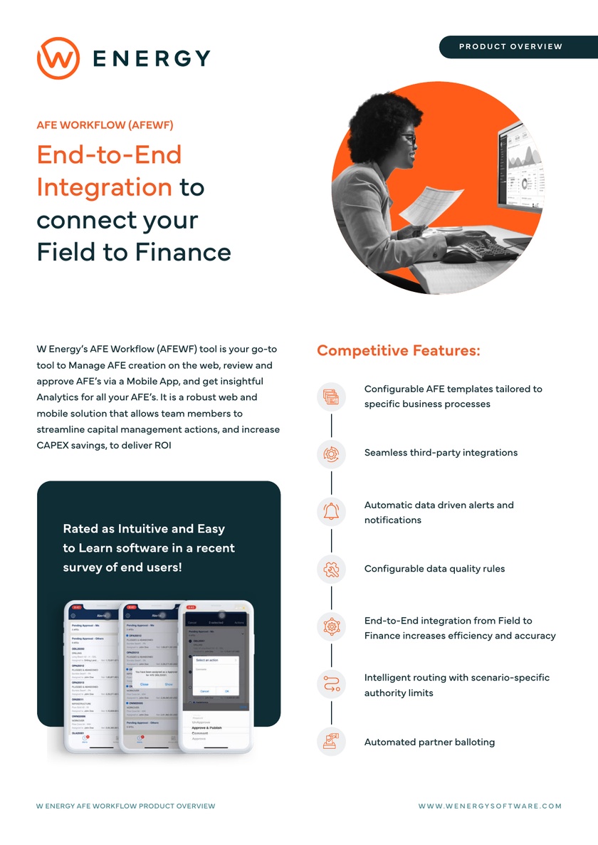 Transform Your Finance Workflow with AFE Integration