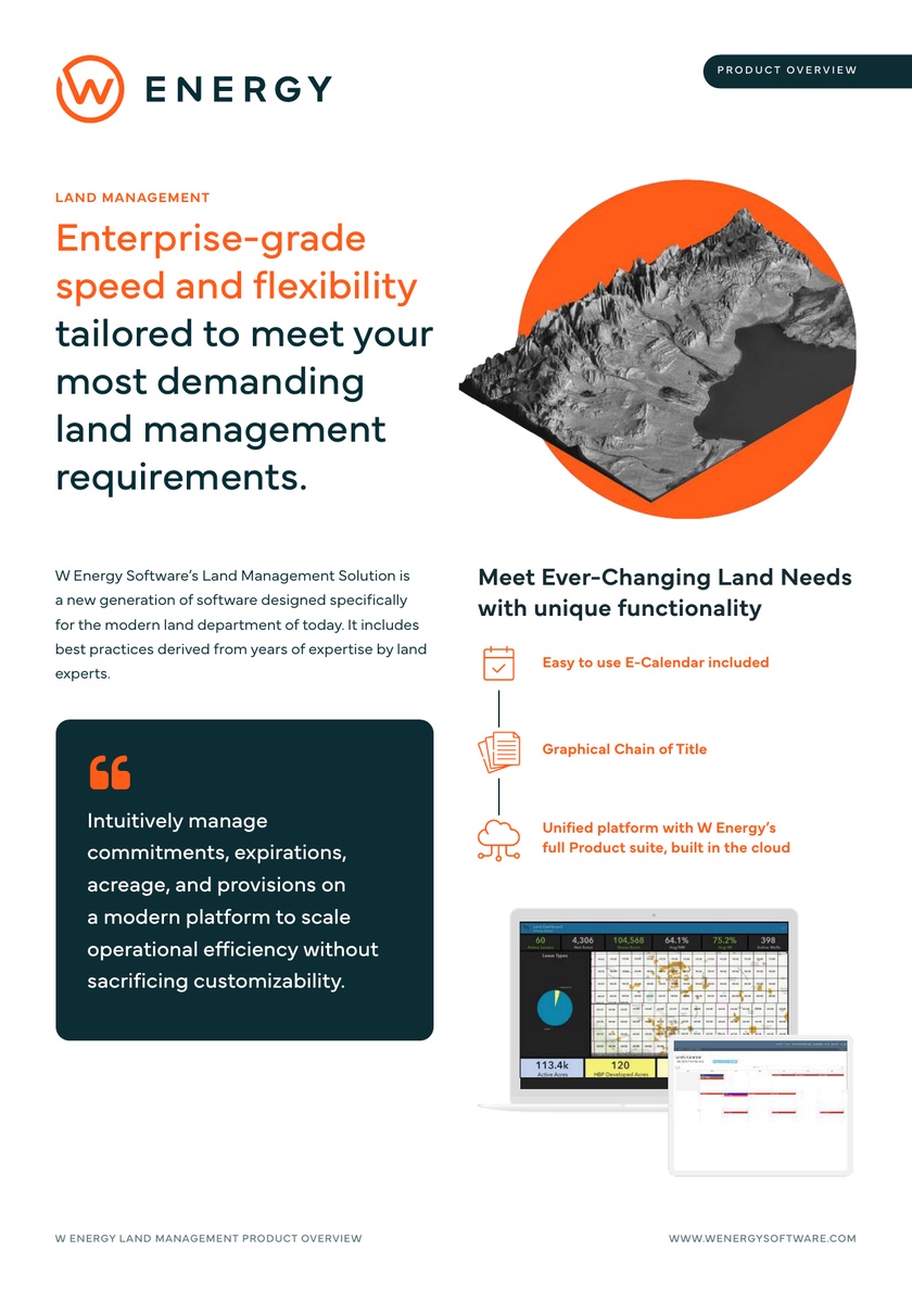 Revolutionize Your Land Management with W Energy