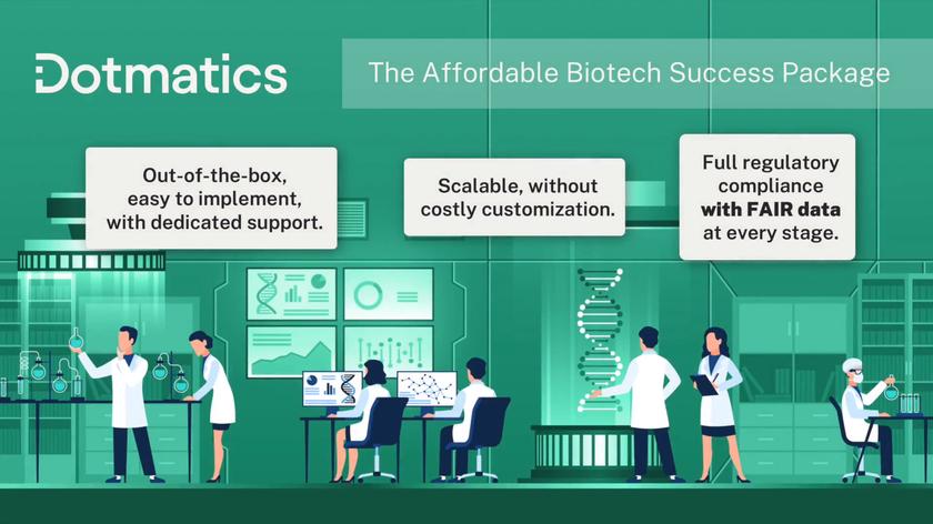Value of Dotmatics to Early Stage Biotech