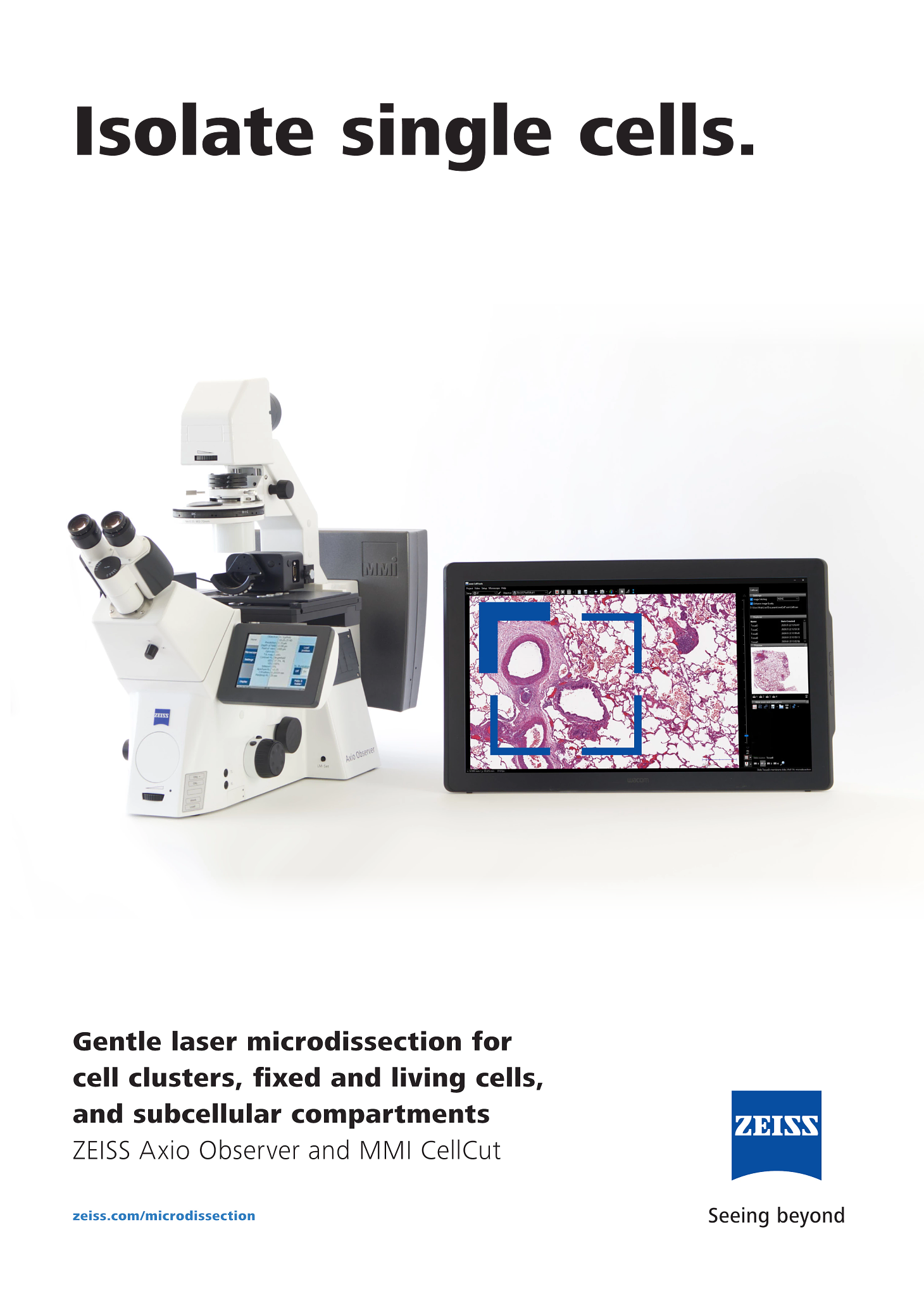 ZEISS Axio Observer for MMI Cell Cut